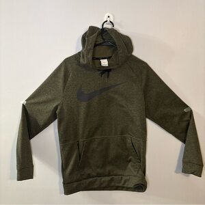 Nike Men's Olive Green Hoodie